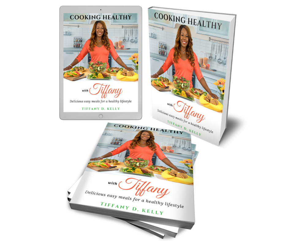 Cooking Healthy with Tiffany Cookbook & Video Bundle w/FREE Shipping